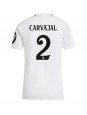 Billige Real Madrid Daniel Carvajal #2 Hjemmedrakt Dame 2024-25 Kortermet